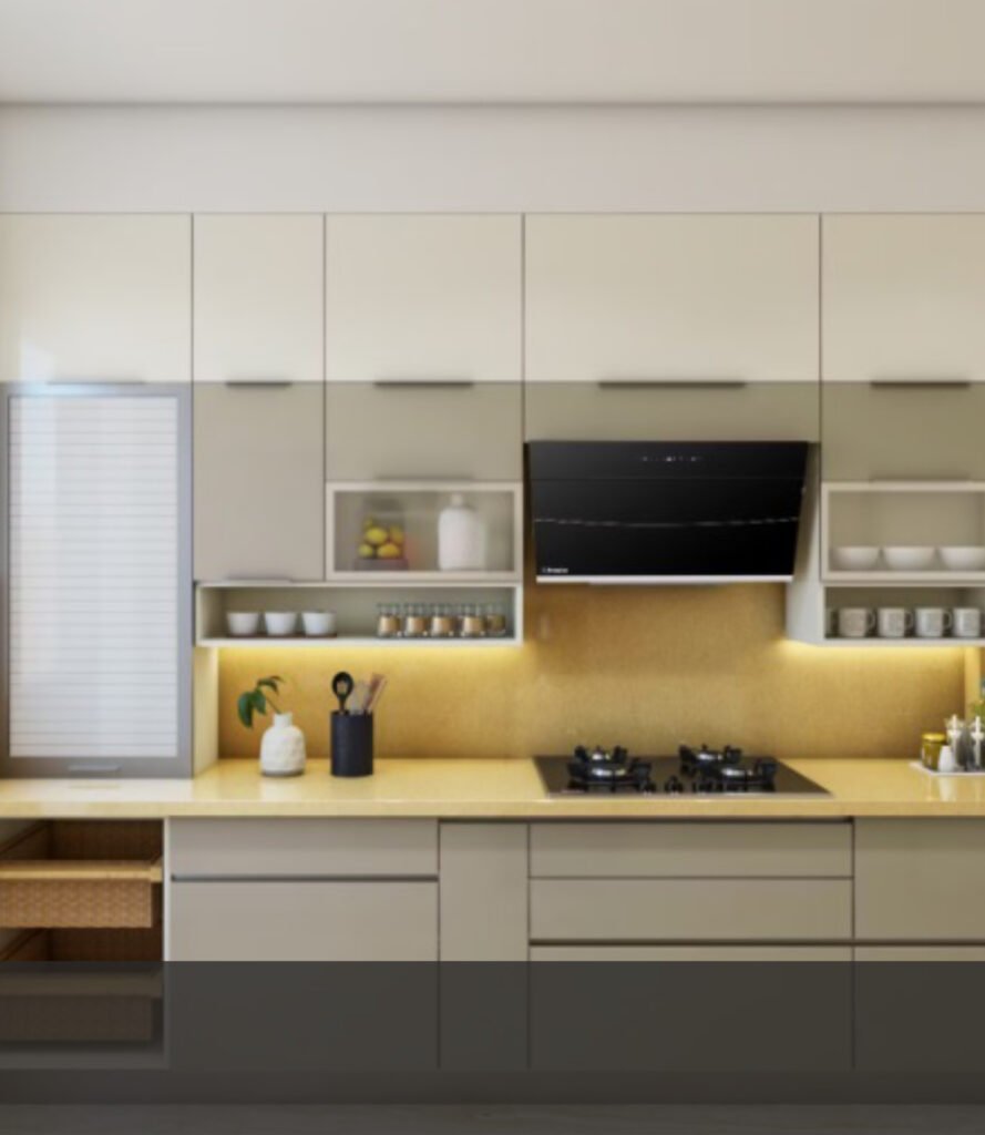 Modular Aluminium Kitchen Racks / Frames Profile